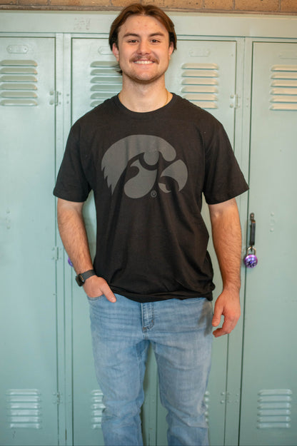 Iowa Hawkeyes Logo Cotton Tee
