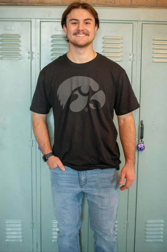 Iowa Hawkeyes Logo Cotton Tee