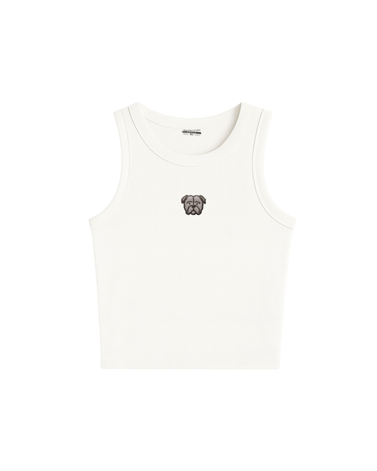 Dawg Embroidered High Neck Tank