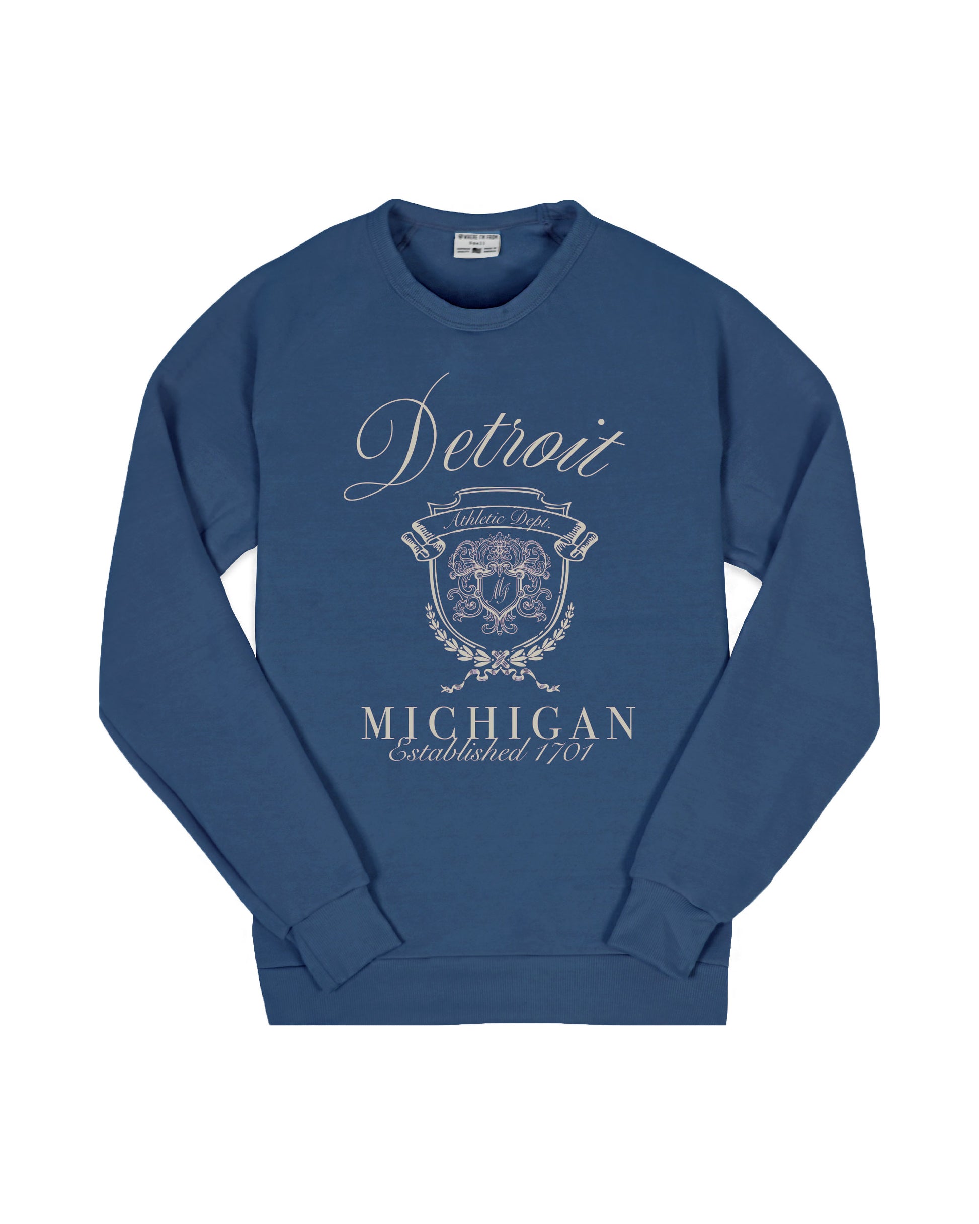 Detroit Crest Crew Sweatshirt