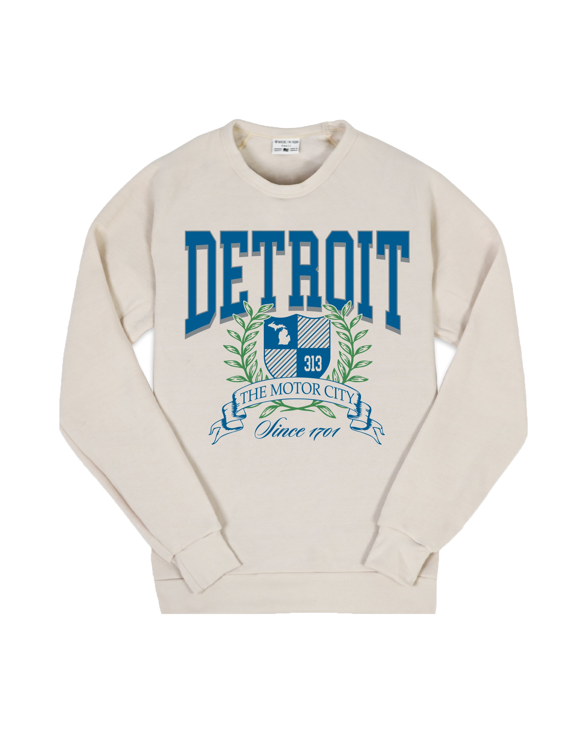 Detroit Crest Crew Sweatshirt