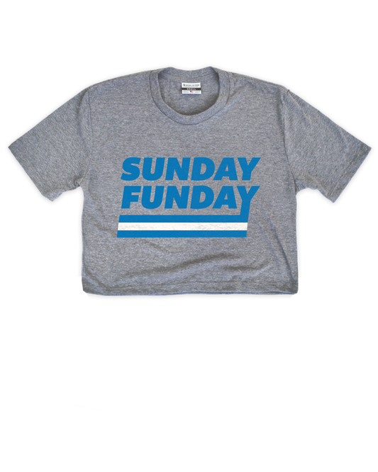Detroit Sunday Funday Cropped Tee