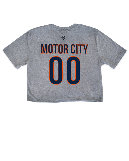 Detroit Jersey Cropped Tee