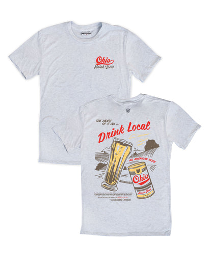 Drink Local Heart of it All Tee