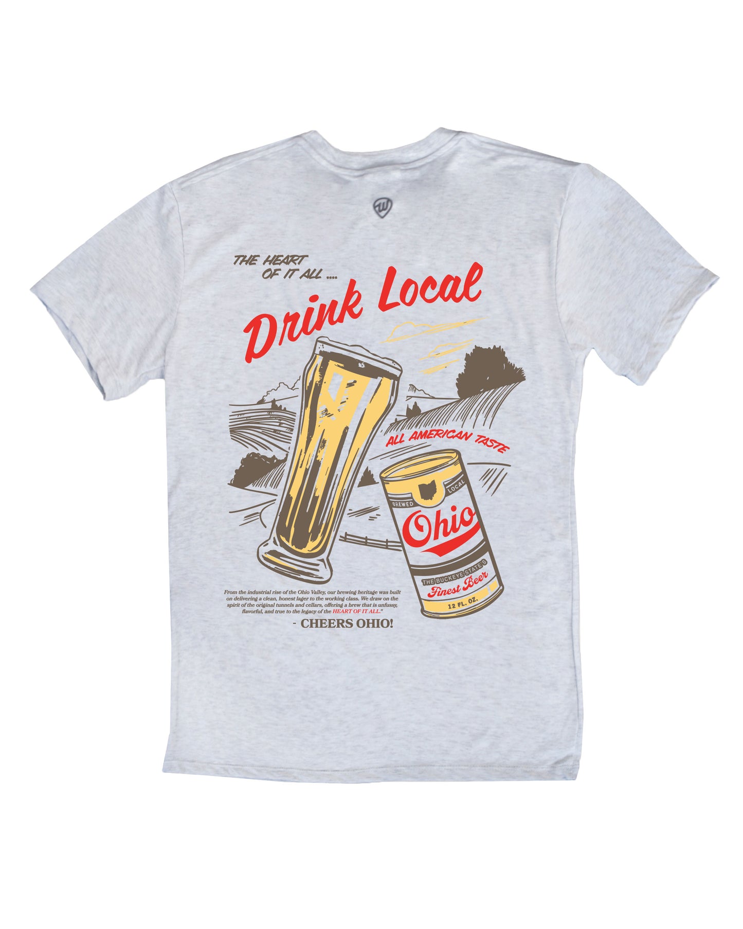 Drink Local Heart of it All Tee