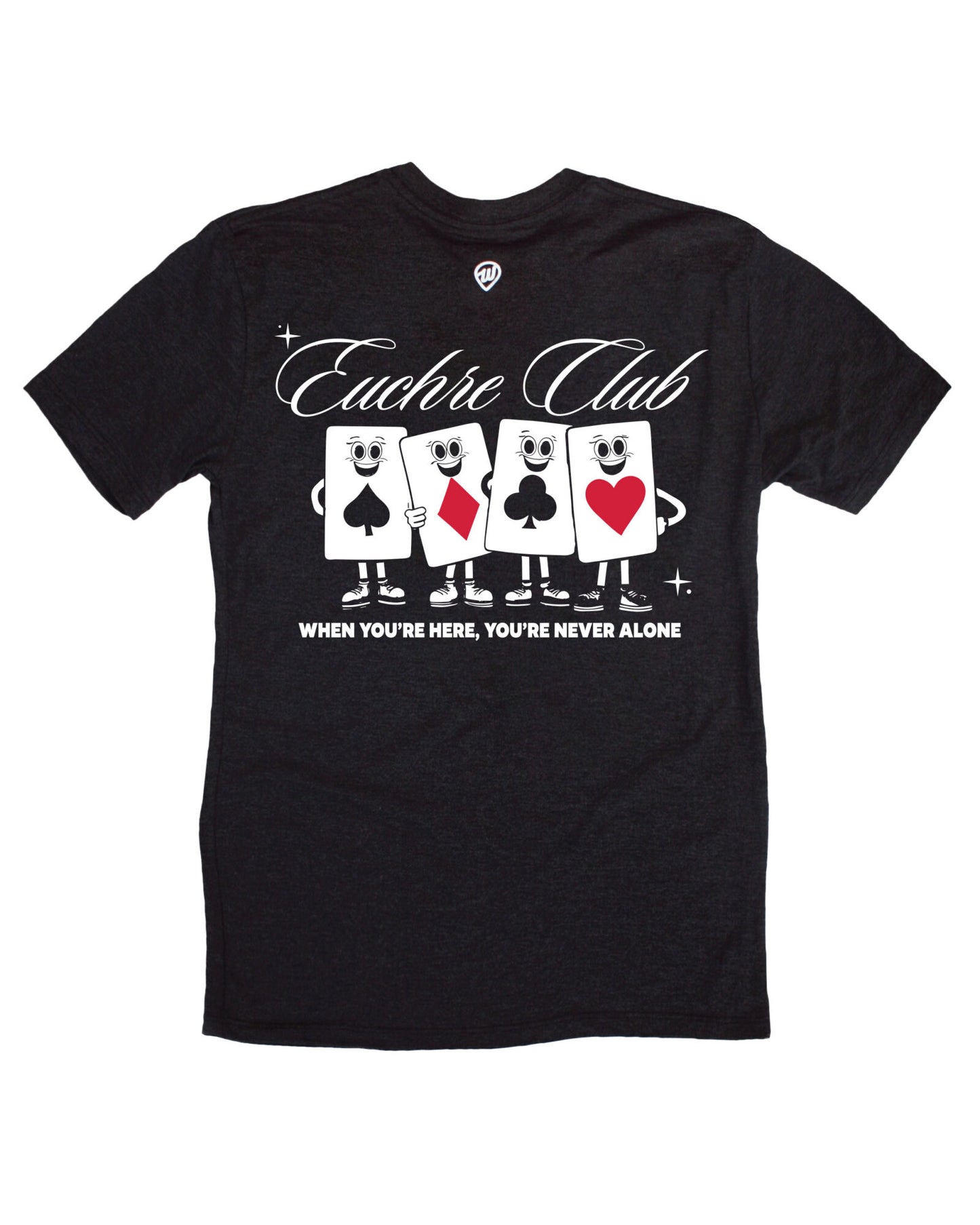 Euchre Club Dancing Cards Tee