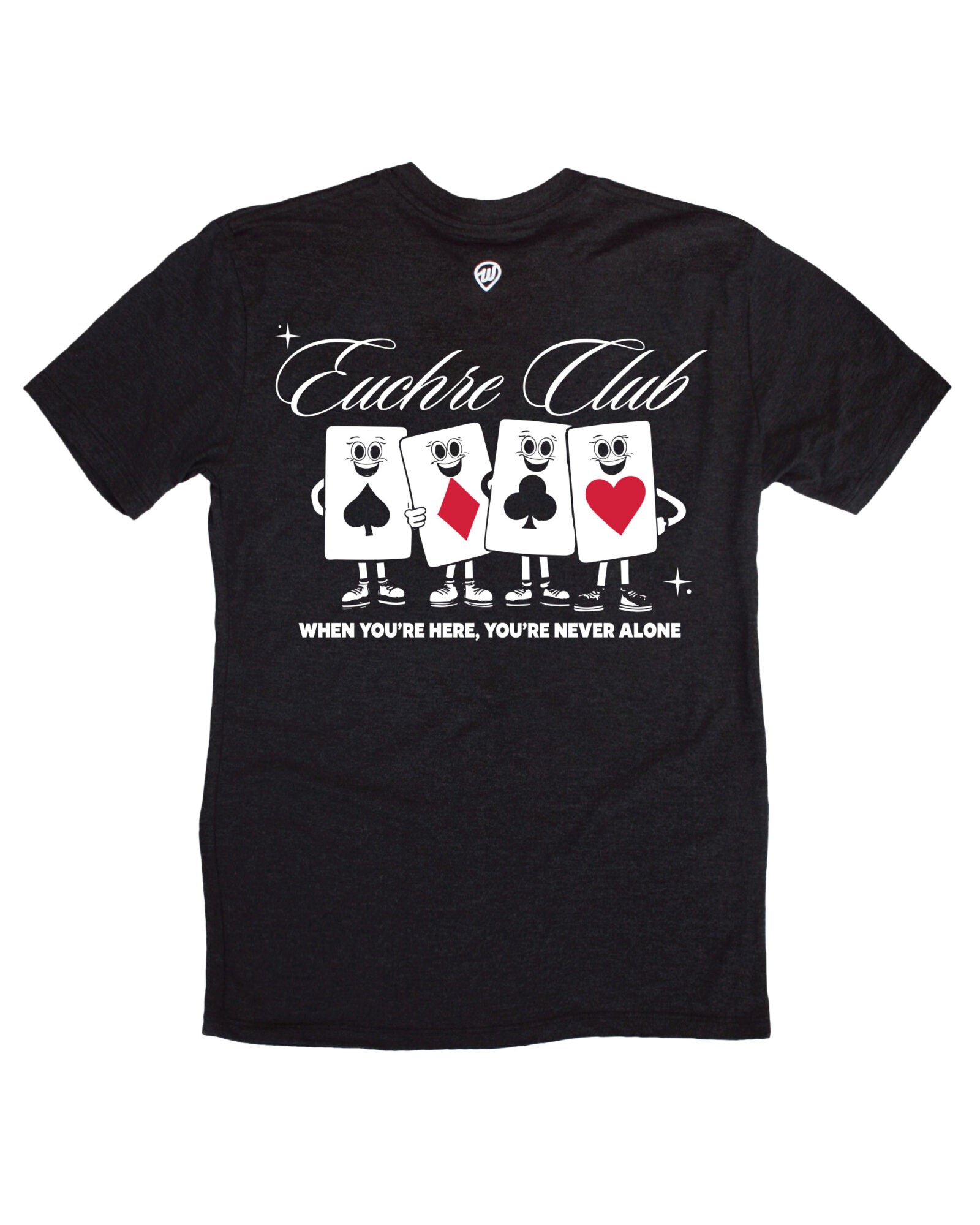 Euchre Club Dancing Cards Tee