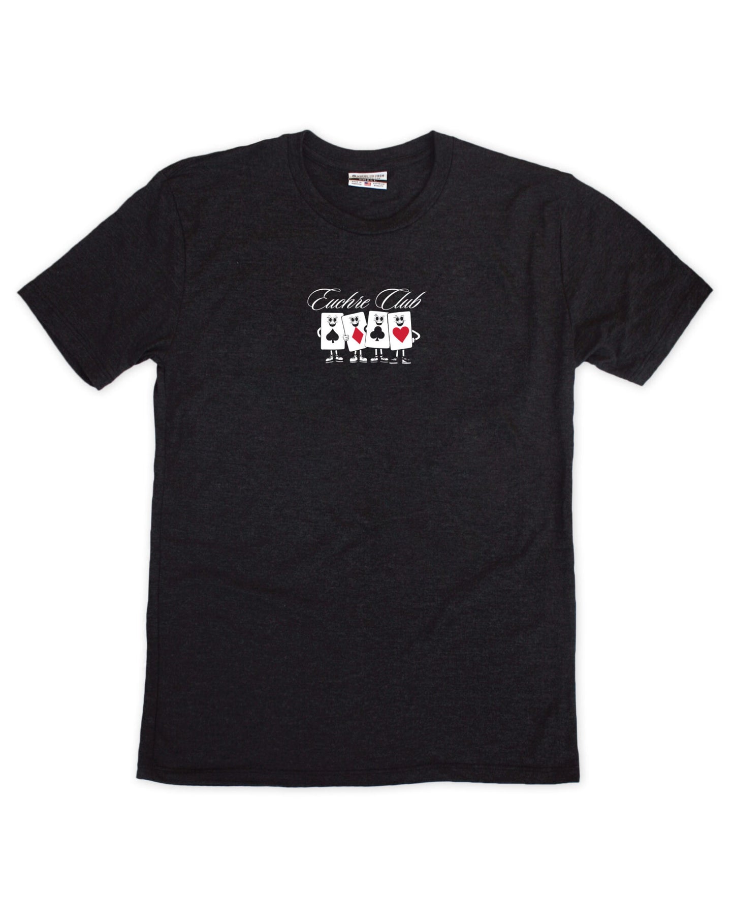 Euchre Club Dancing Cards Tee