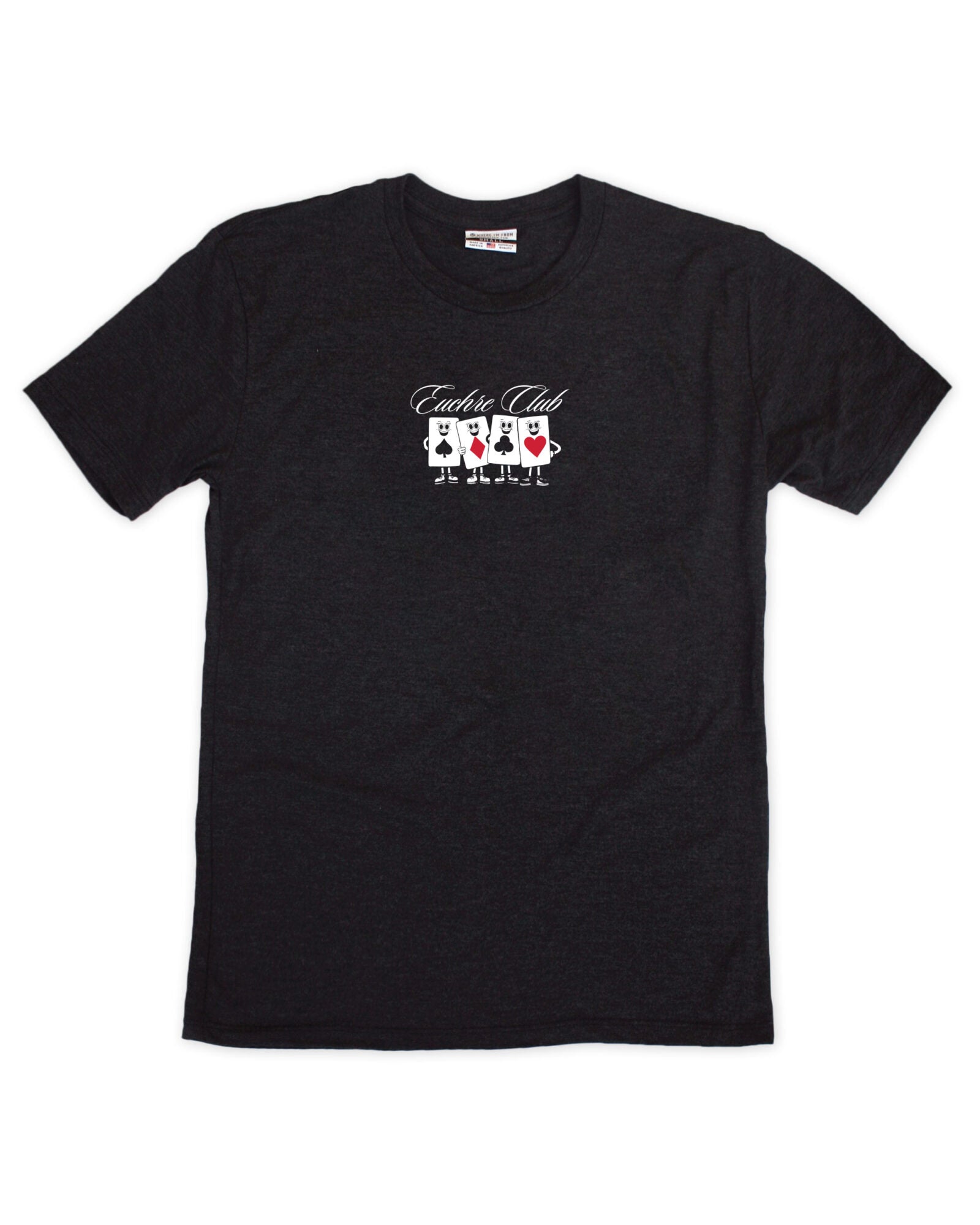Euchre Club Dancing Cards Tee
