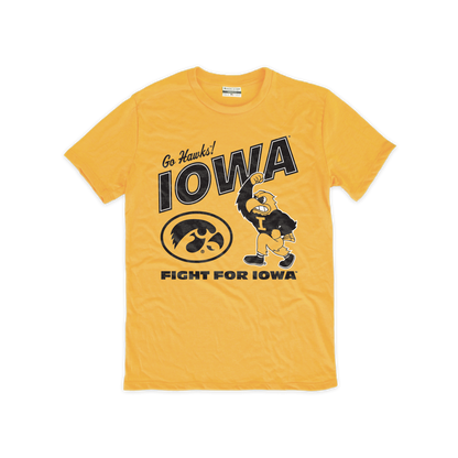 Go Hawks! Fight For Iowa Tee