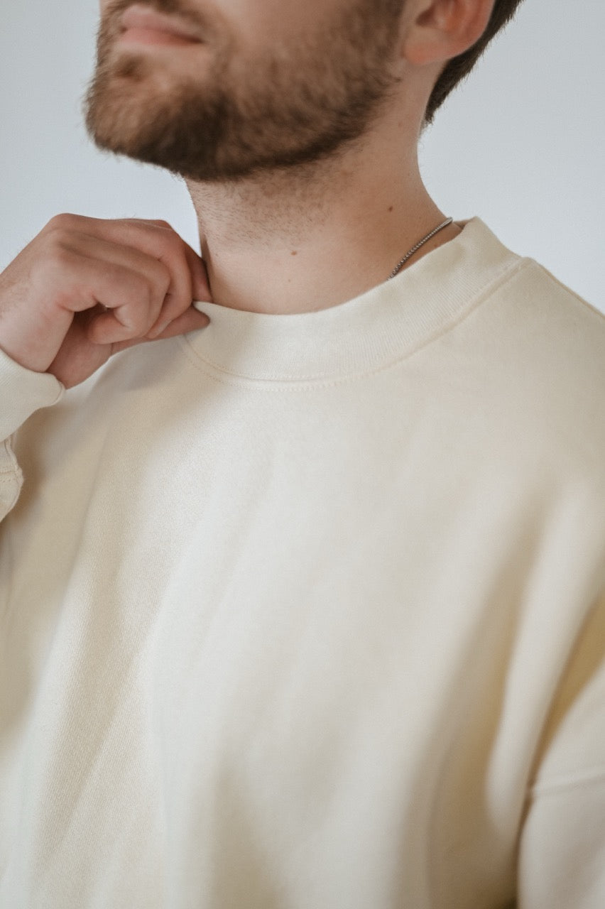 Unisex Cotton Crew Sweatshirt