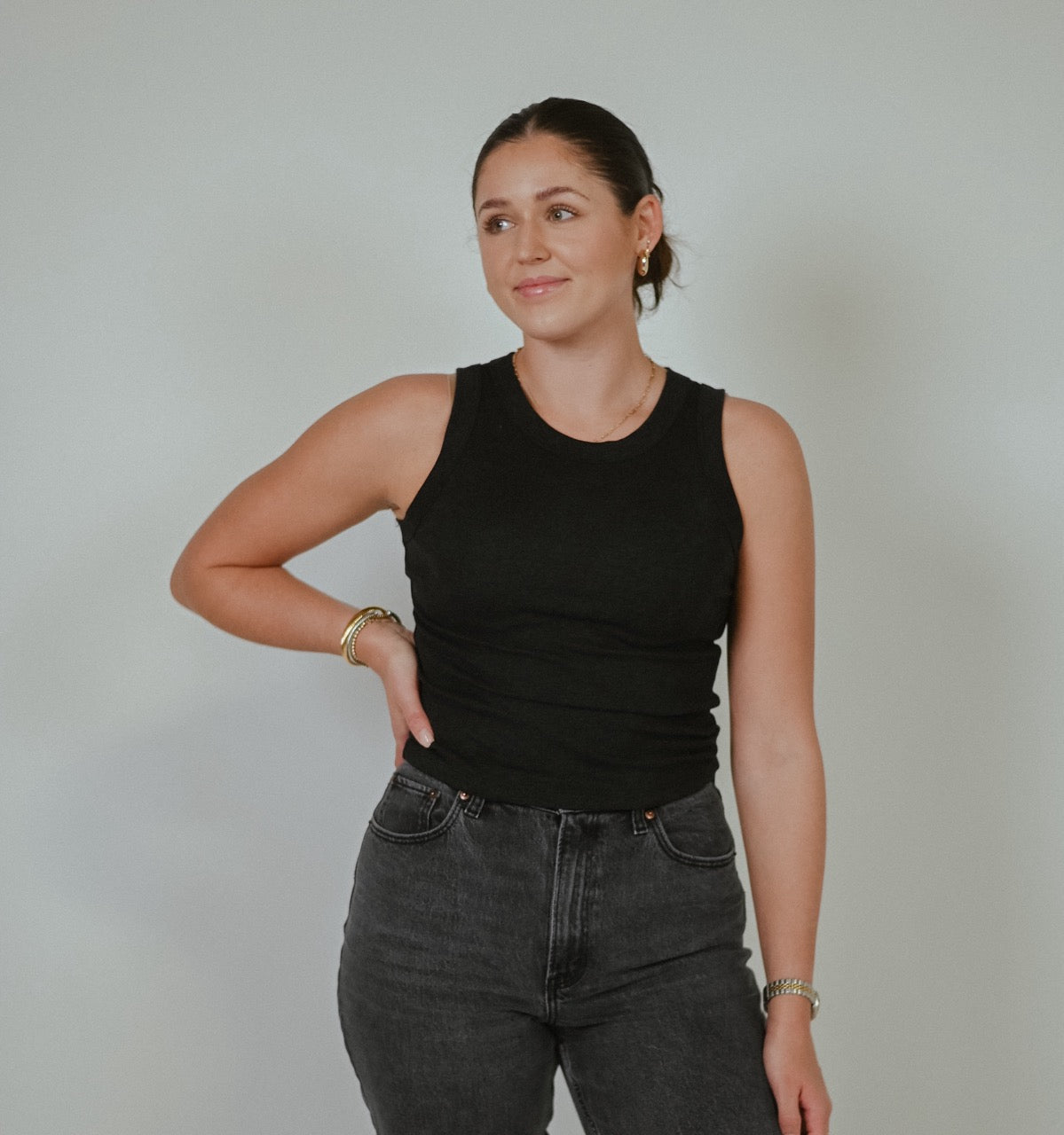Women's High Neck Tank