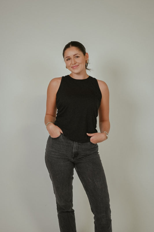 Charcoal Relaxed Tank