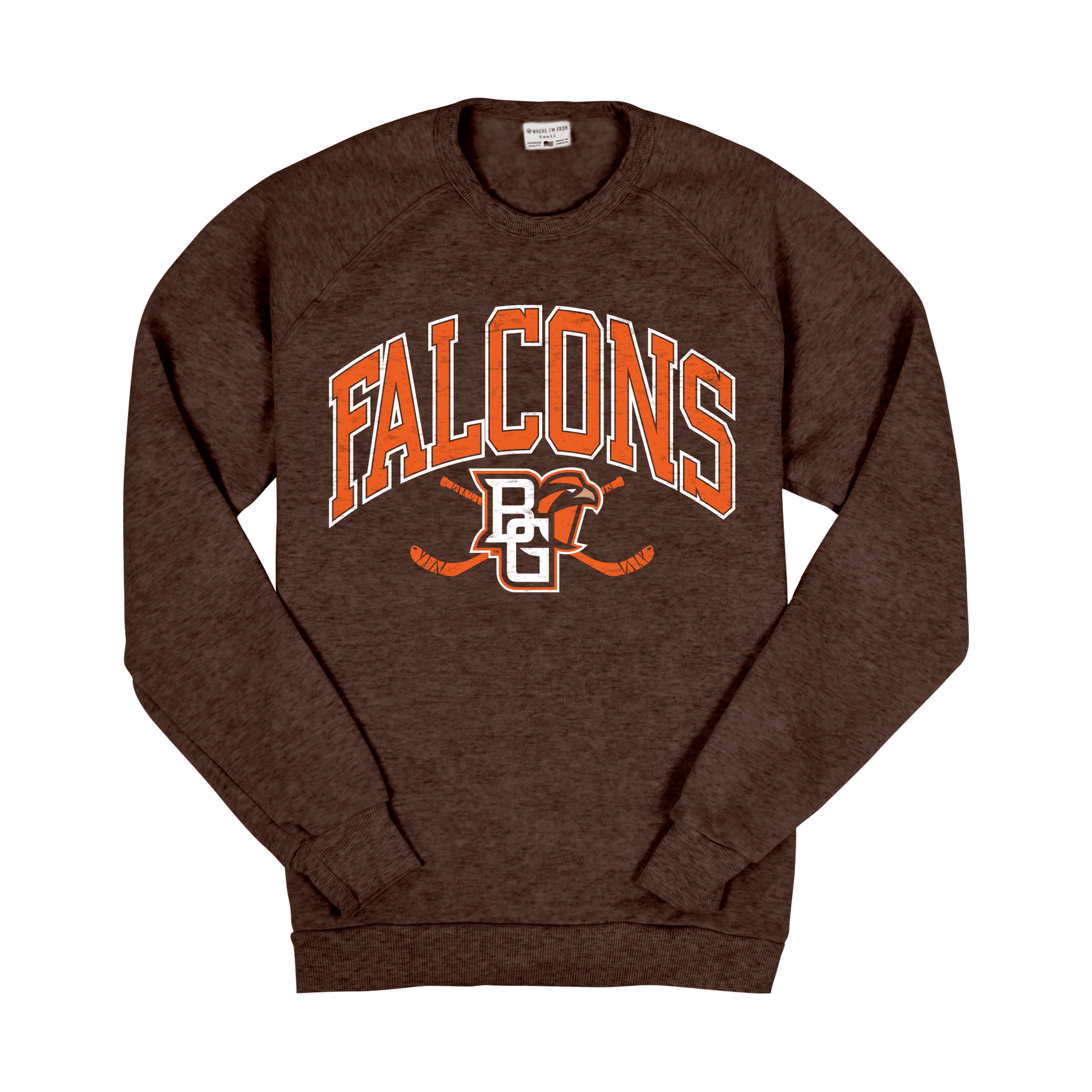 Oversized Falcons Hockey Crew Sweatshirt