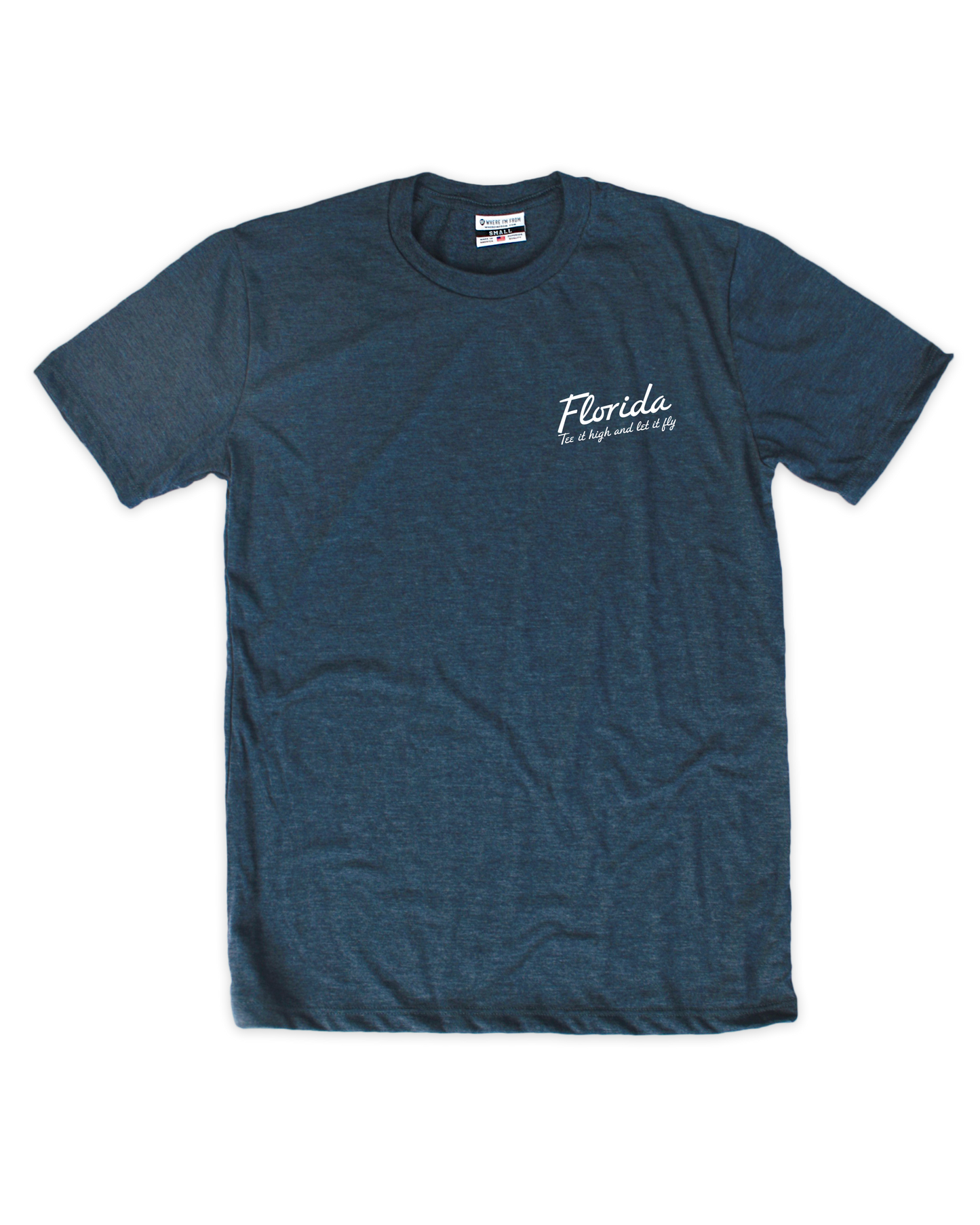 Florida Golf Beach Scene Front/Back Tee