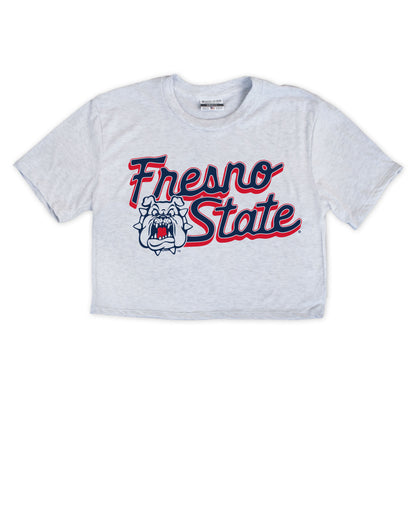 Fresno State Bulldog Cropped Tee