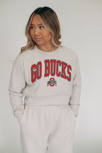 Go Bucks Cropped Crew Sweatshirt