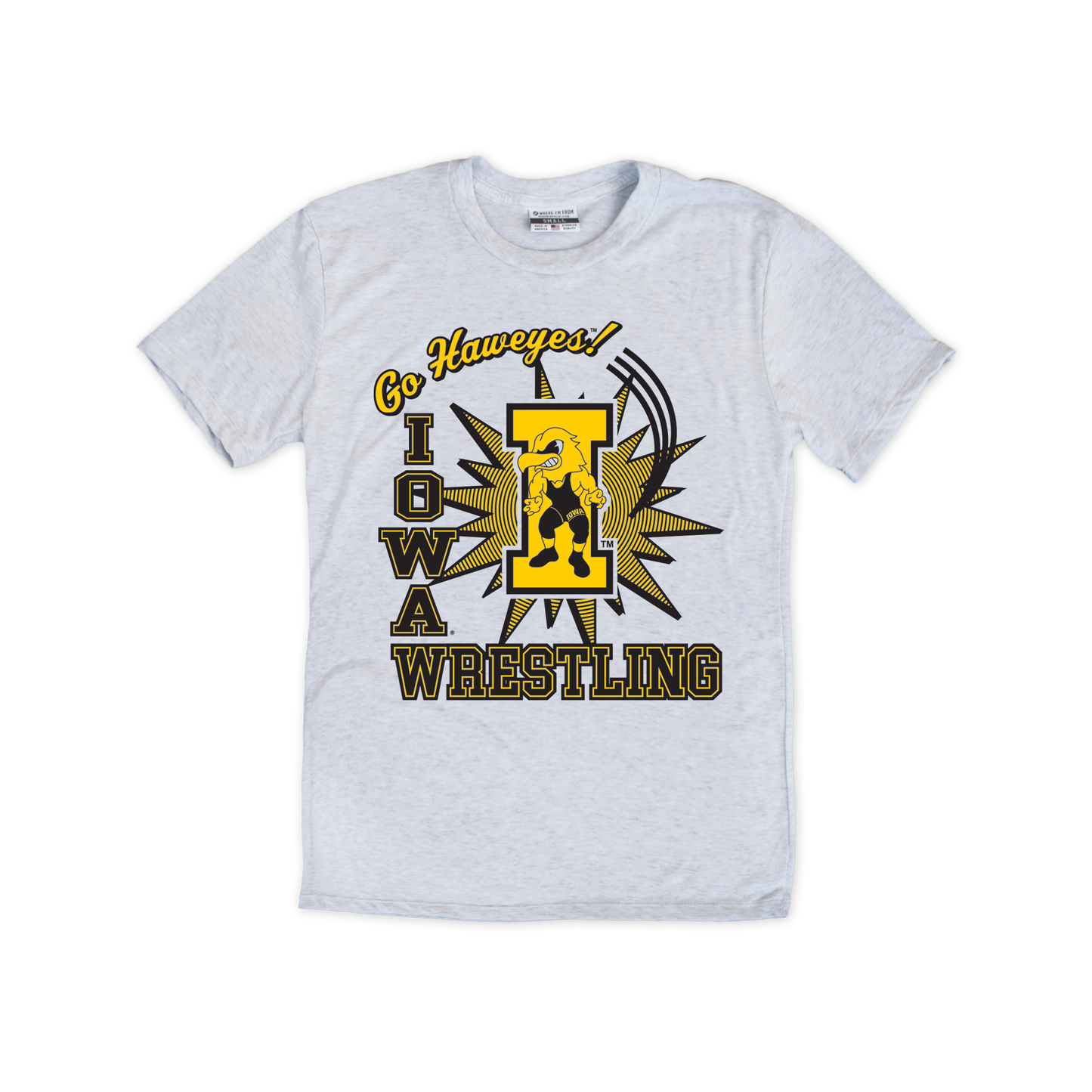 Go Hawkeyes! Iowa Wrestling Tee
