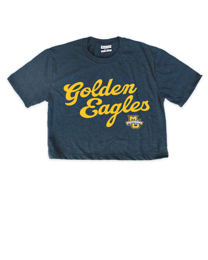 Marquette Golden Eagles Cropped Tee