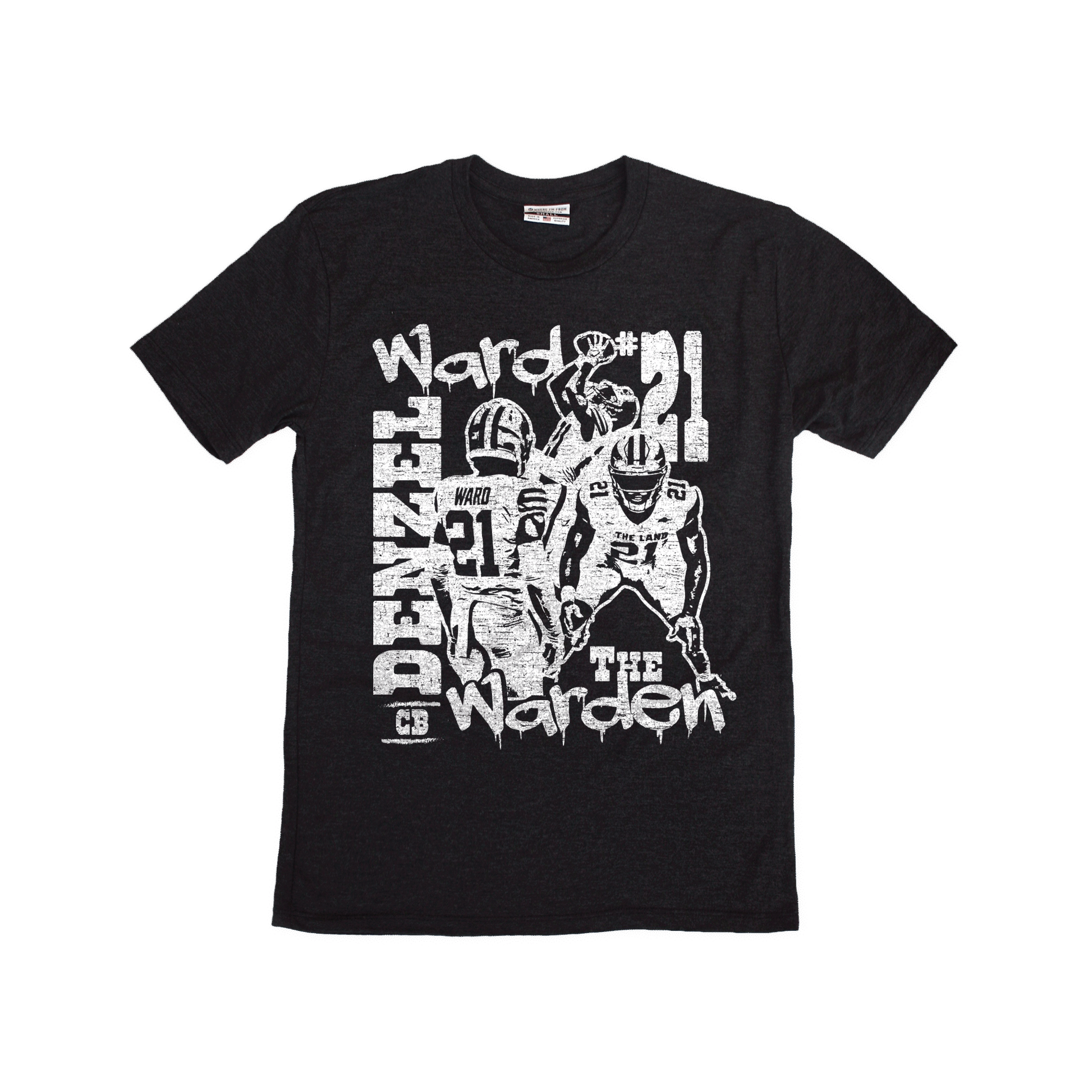 Denzel Ward Graffiti Collage Tee