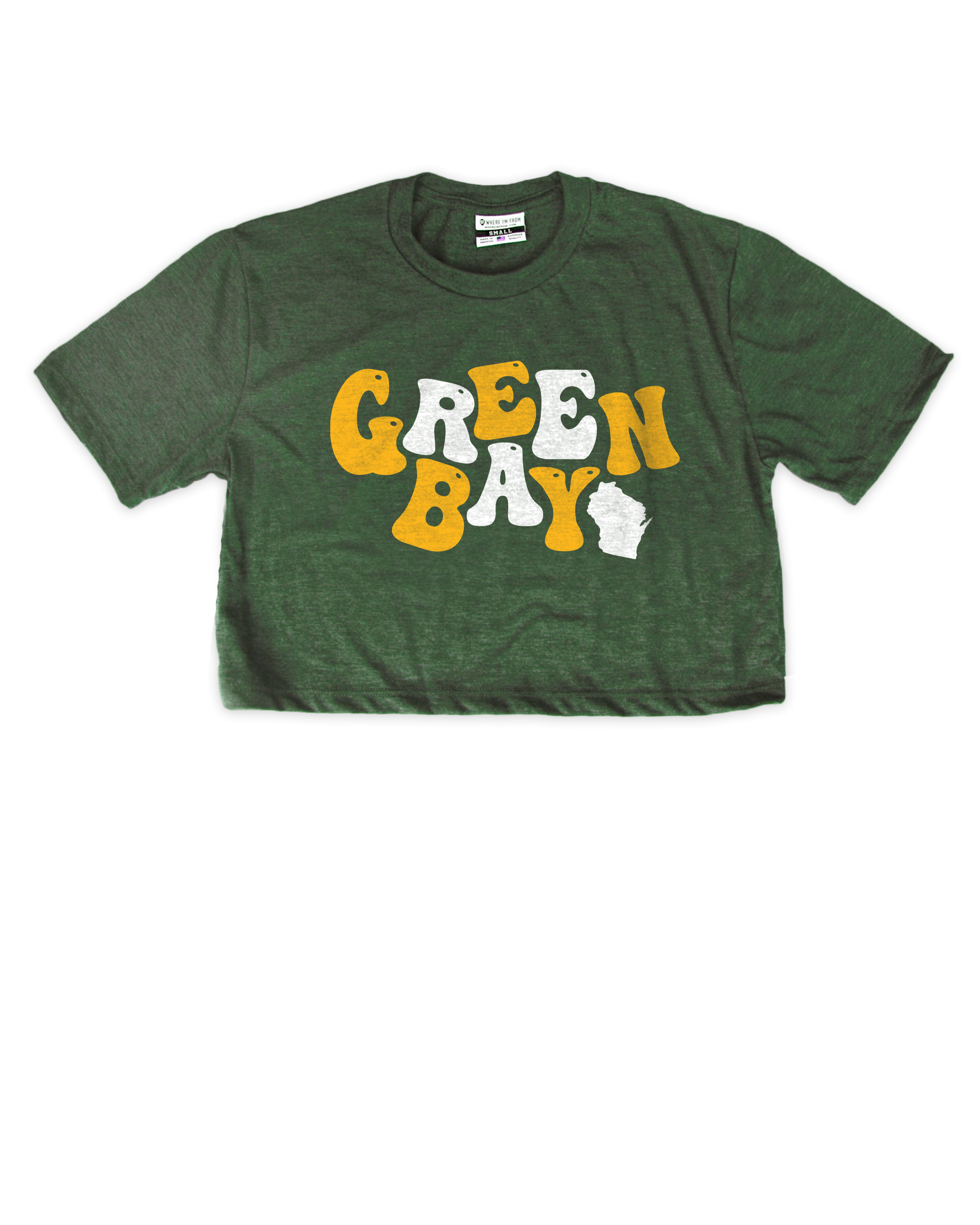 Green Bay Bubble Cropped Tee
