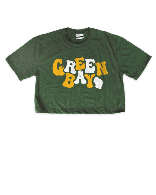 Green Bay Bubble Cropped Tee