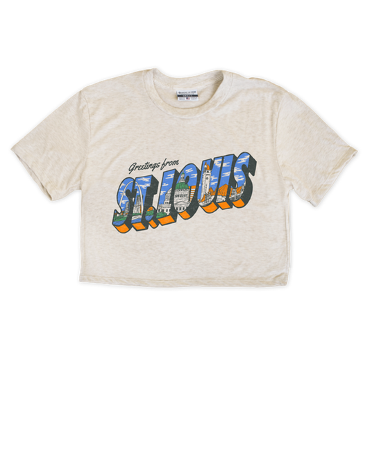 Greetings from St. Louis Cropped Tee