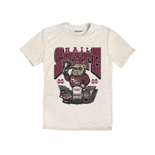 Hail State Bulldog Stadium Tee