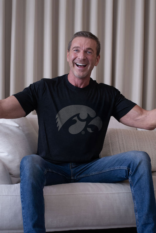 Iowa Hawkeyes Logo Cotton Tee