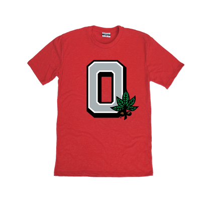 Block O Buckeye Leaf Tee