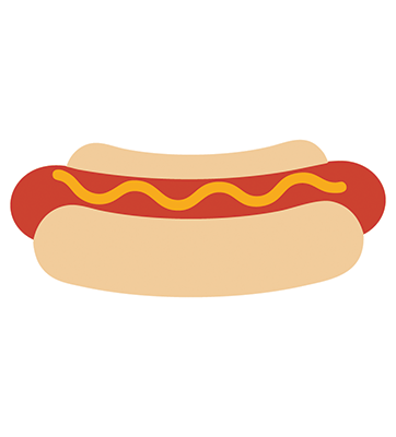 Hot Dog Sticker