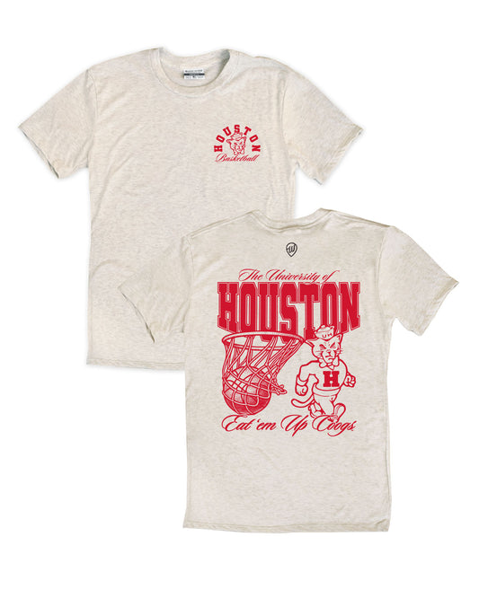 Houston Basketball F/B Tee