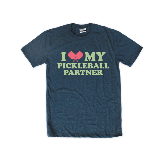I Heart My Pickleball Partner Tee