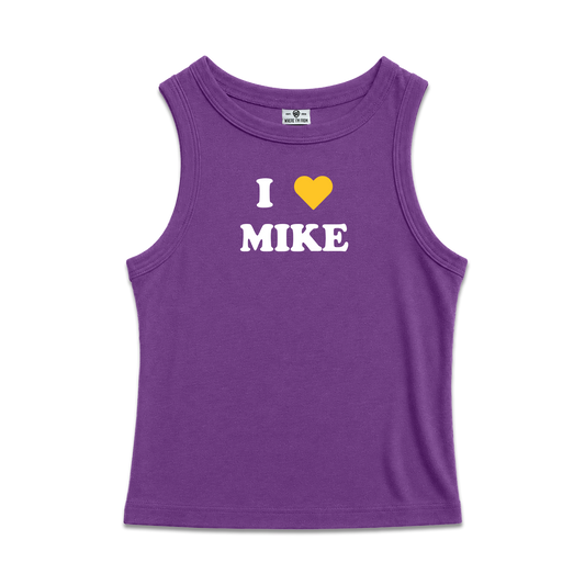 I Heart Mike High Neck Tank