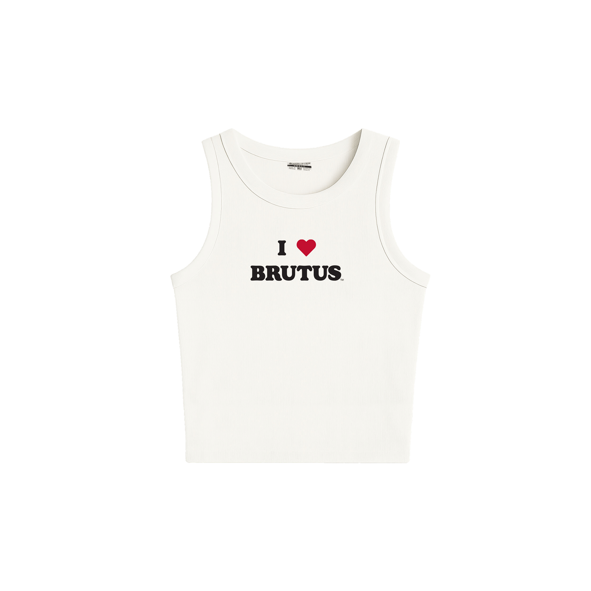 I Love Brutus High Neck Tank