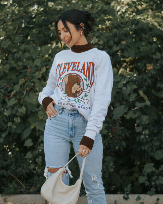 Cleveland Dog Bones Crew Sweatshirt