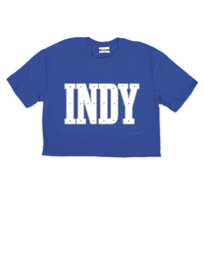 Indy Jersey Front/Back Cropped Tee