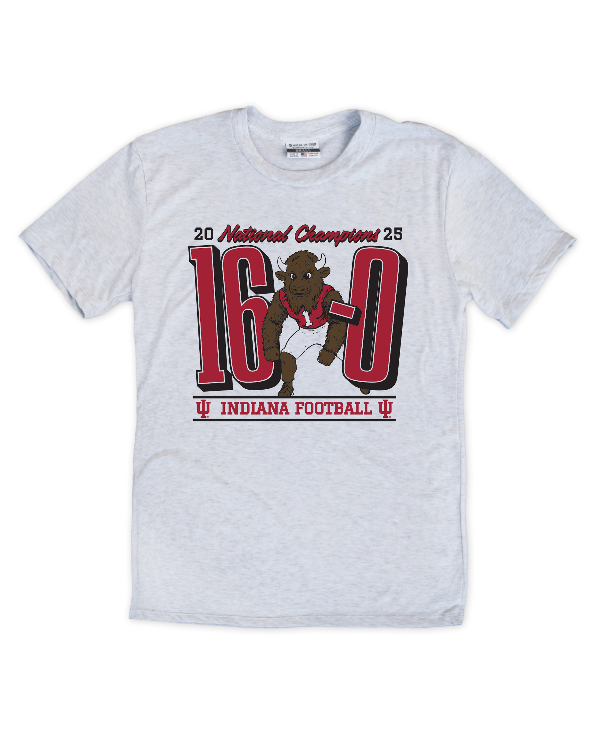 Indiana Hoosiers National Champions 16-0 Tee