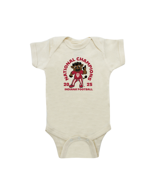 IU National Champions Baby Bison Onesie