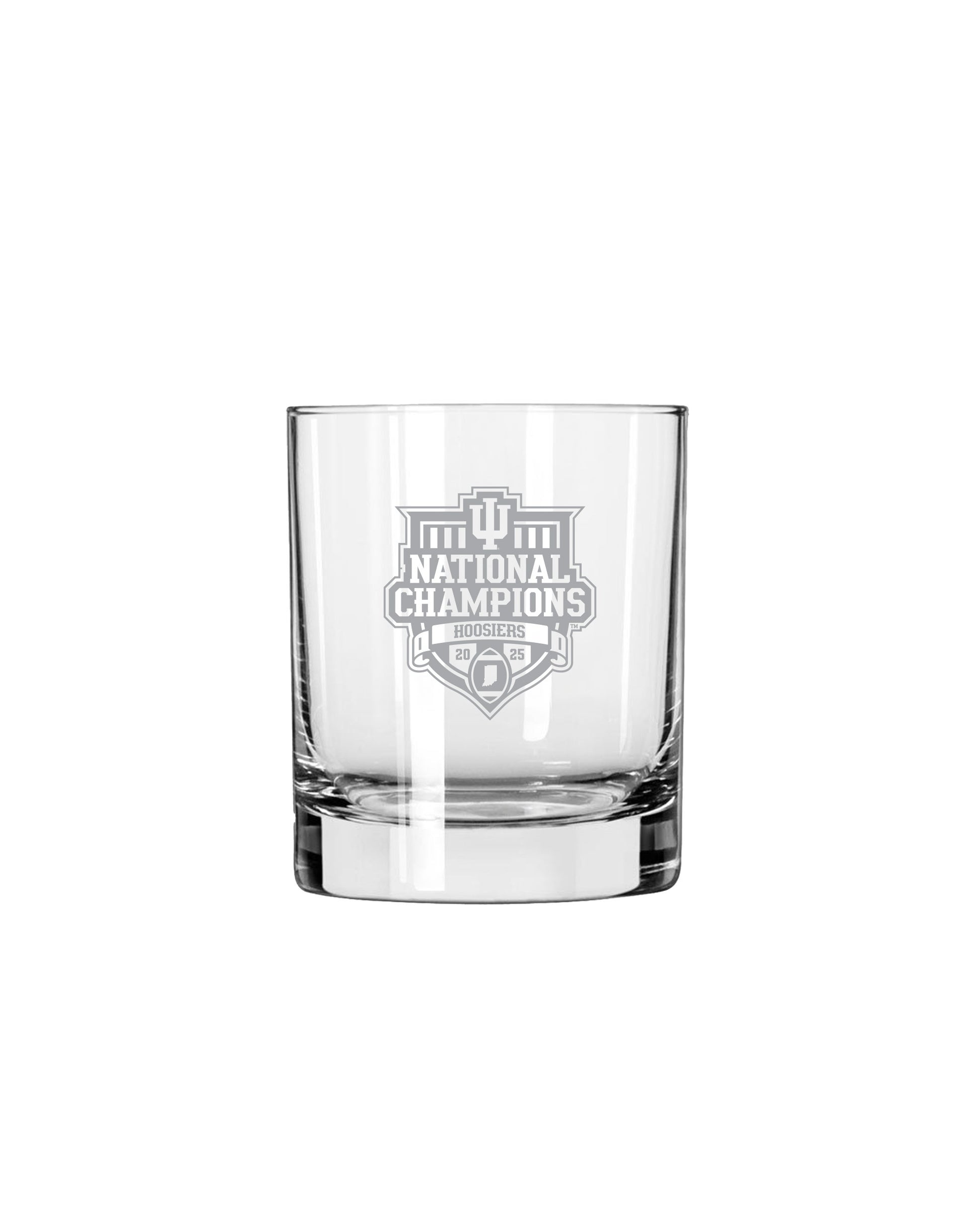 Indiana University College Football Playoff 2025 National Champions Glassware 4 Pack