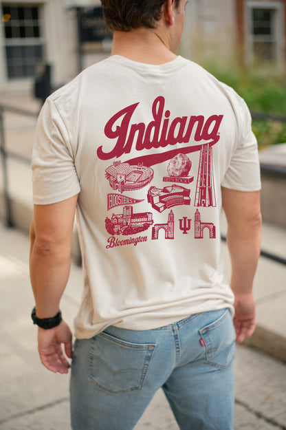 Indiana Icons F/B Tee