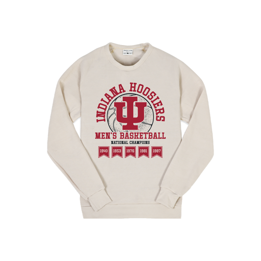 Indiana Hoosiers Men's Basketball Champs Crew Sweatshirt