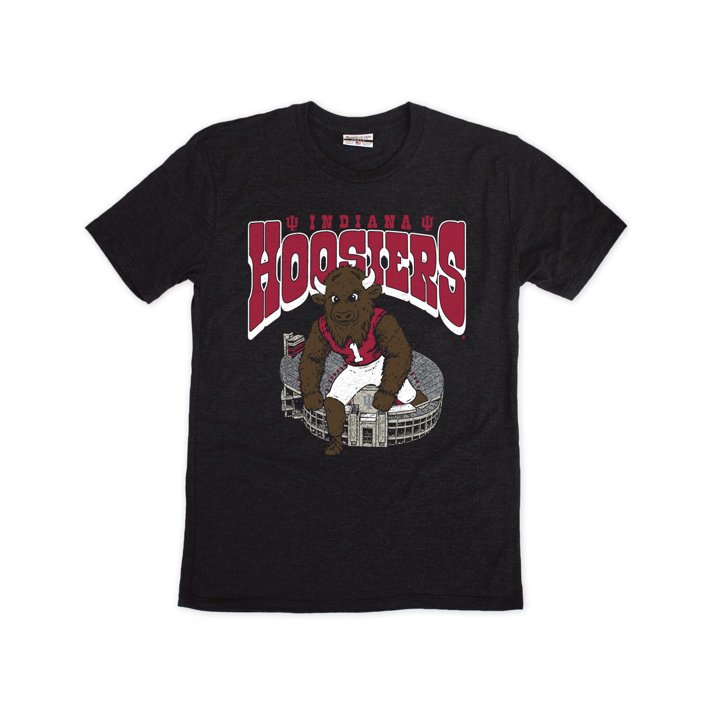 Indiana Hoosiers Bison Stadium Tee
