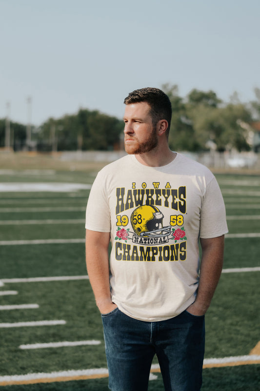 Iowa Hawkeyes 1958 National Champions Tee