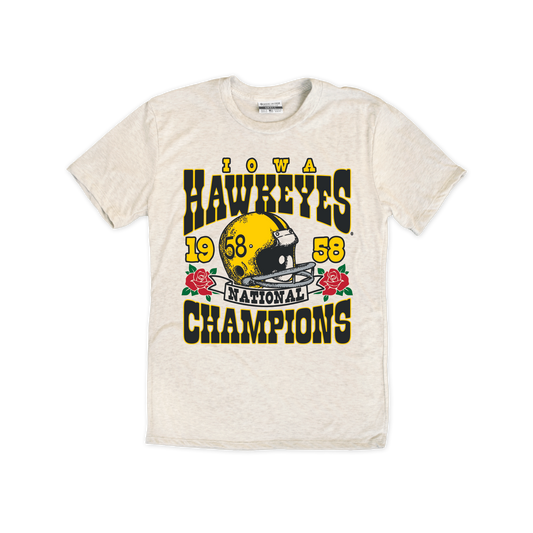 Iowa Hawkeyes 1958 National Champions Tee