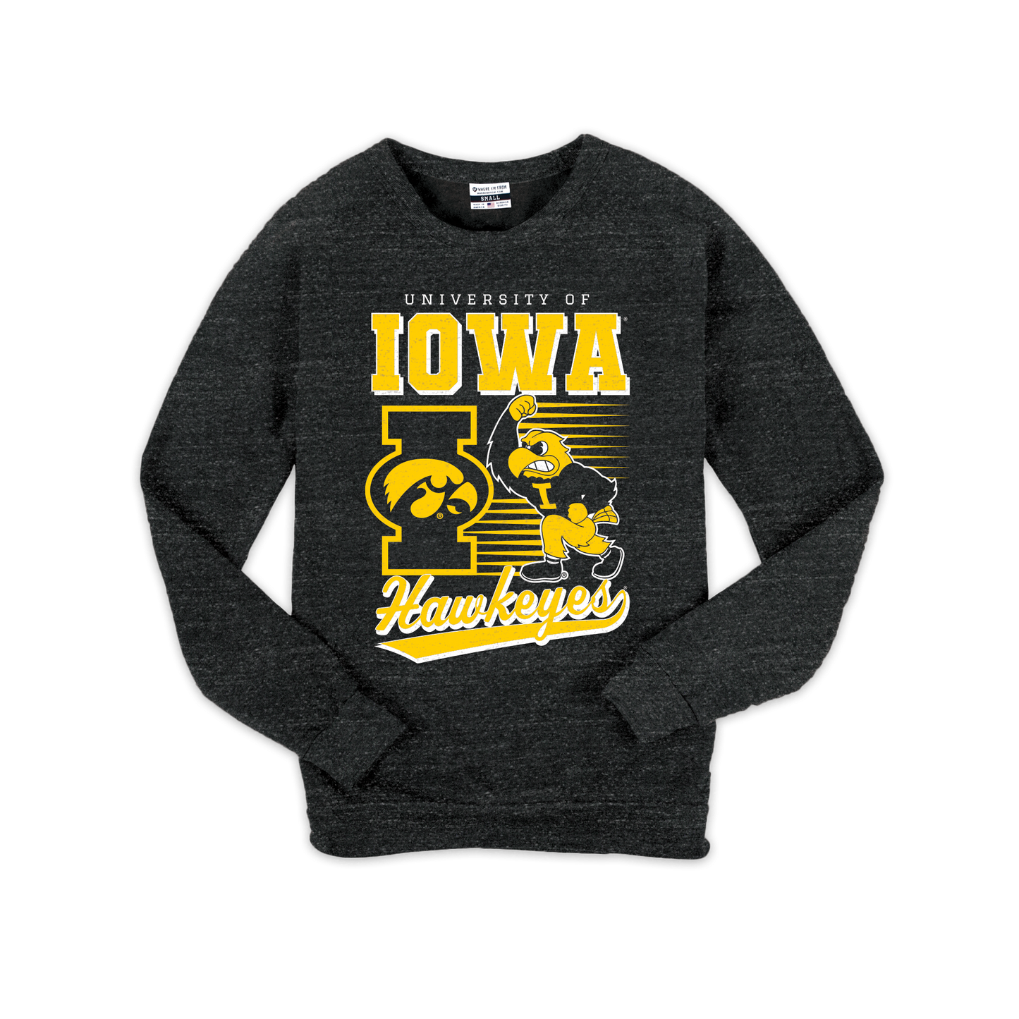 University of Iowa Vintage Mascot Crew Sweatshirt