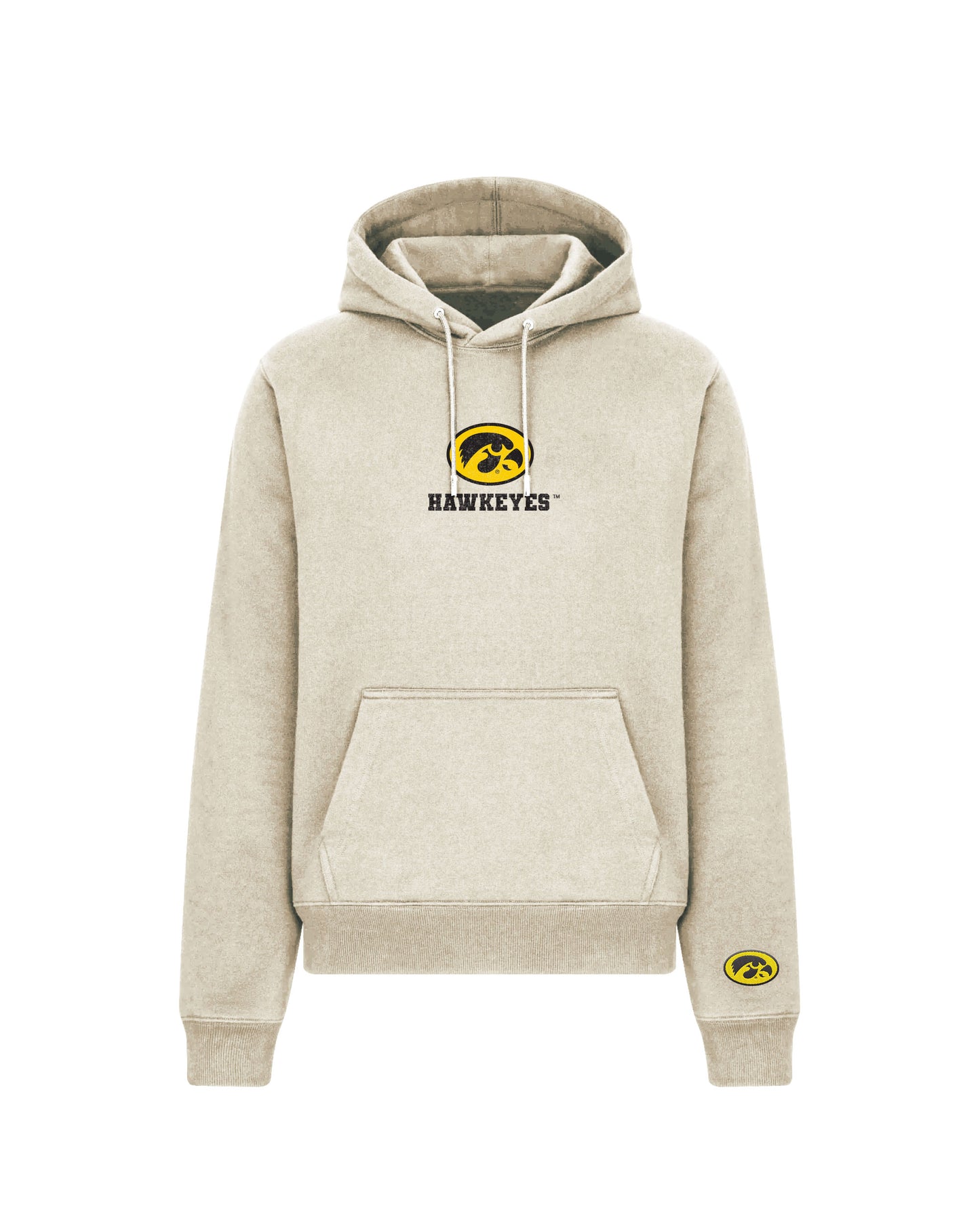 Iowa Hawkeyes Patch Cotton Hoodie