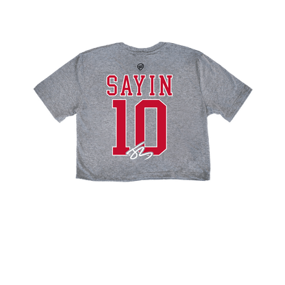 Julian Sayin Ohio State Jersey Cropped Tee