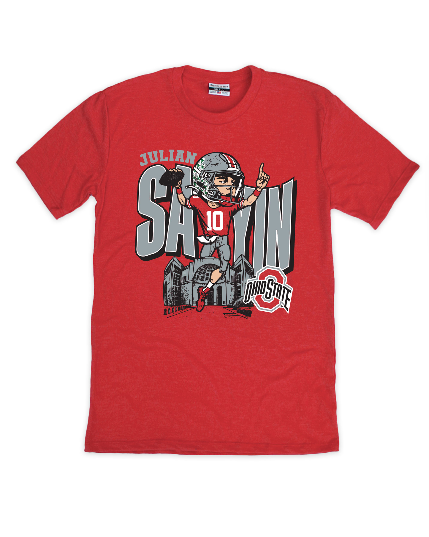 Julian Sayin Ohio State Caricature Tee