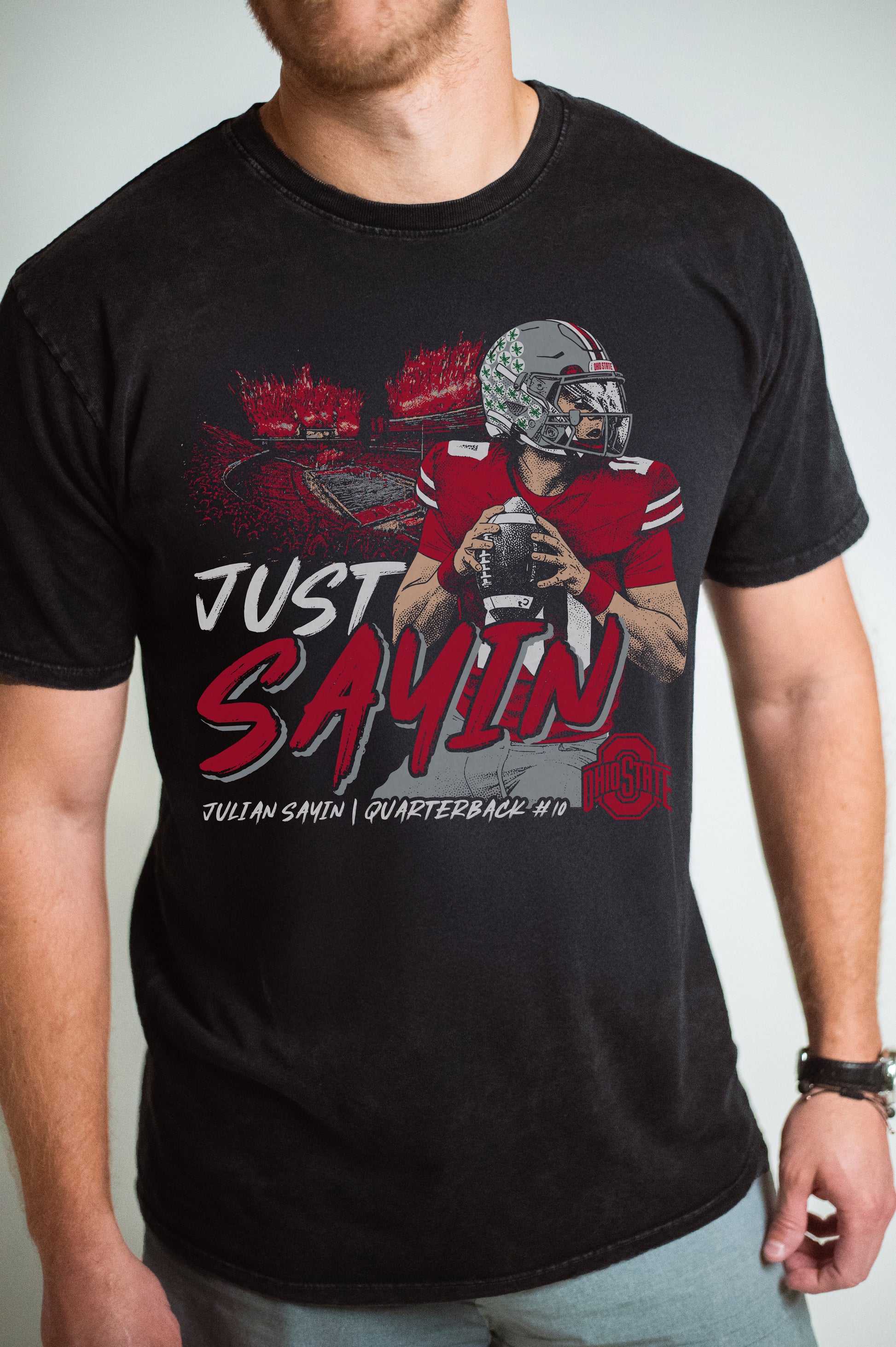 Julian Sayin 'Just Sayin' Ohio State Tee
